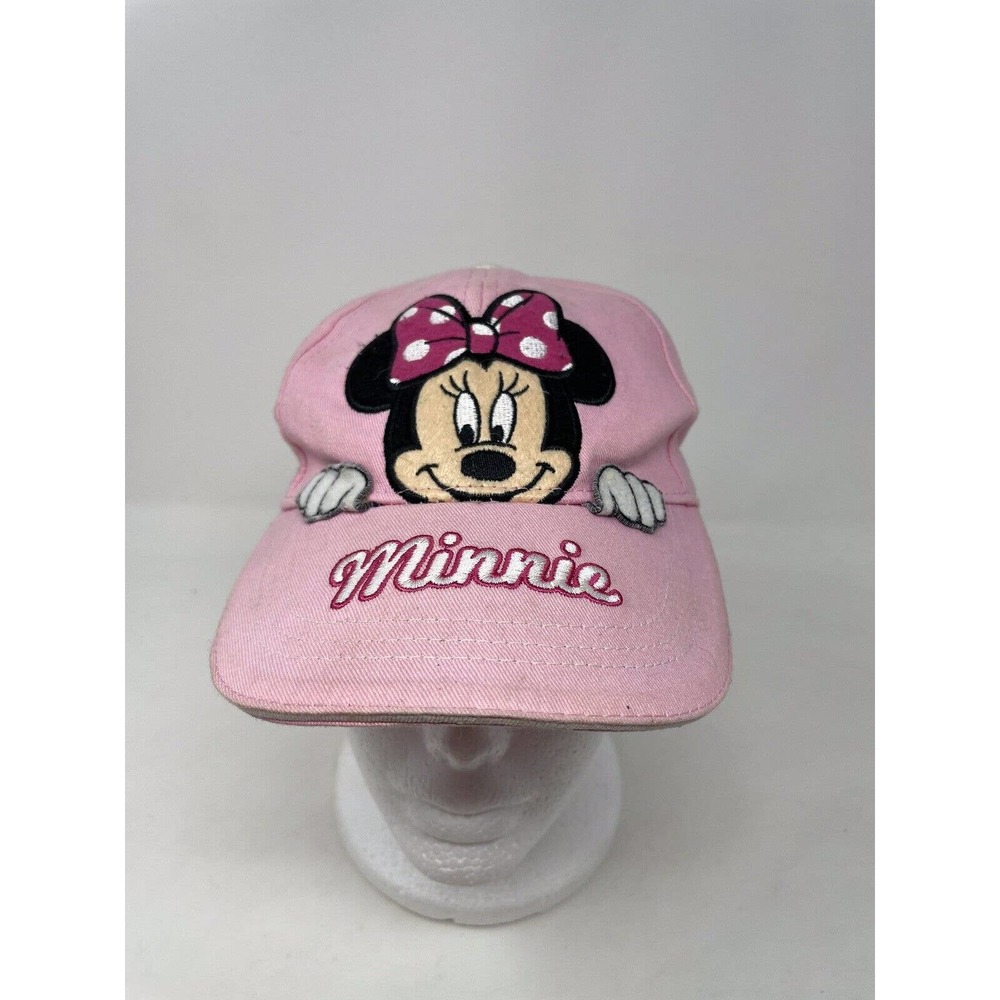 Minnie Mouse Disney Pink Denim Ball Cap Hat Adjustable Baseball cap Girls